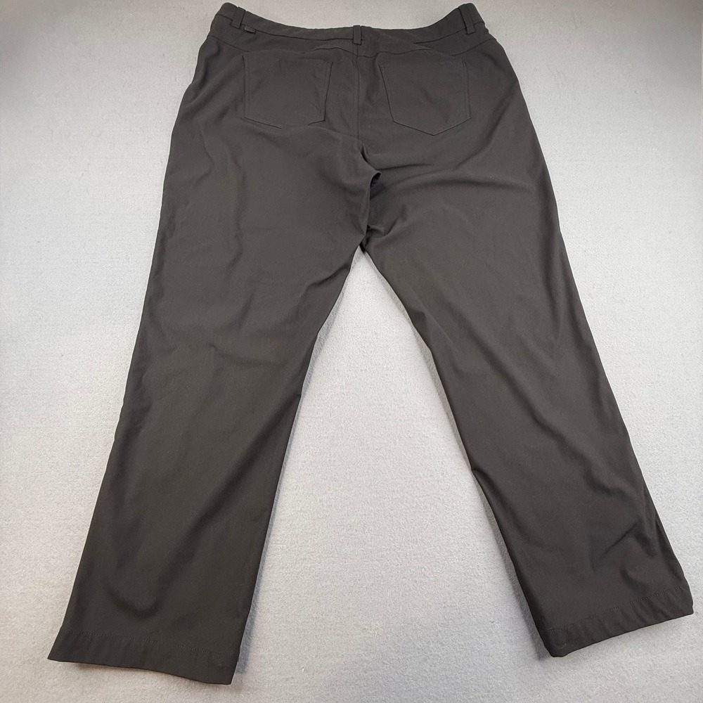 VRST Athletic Pants Mens 40x30 Black 5-Pocket Commuter Performance Trousers - Picture 2 of 14